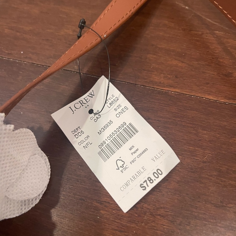 Woven Crossbody Bag - with raffia flowers NWT J Crew mercantile - Picture 3 of 5